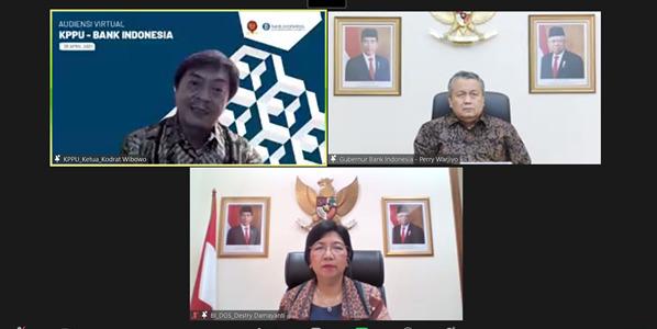 KPPU dan BI Adakan Pertemuan Virtual Bahas Isu Persaingan Usaha di Perbankan
