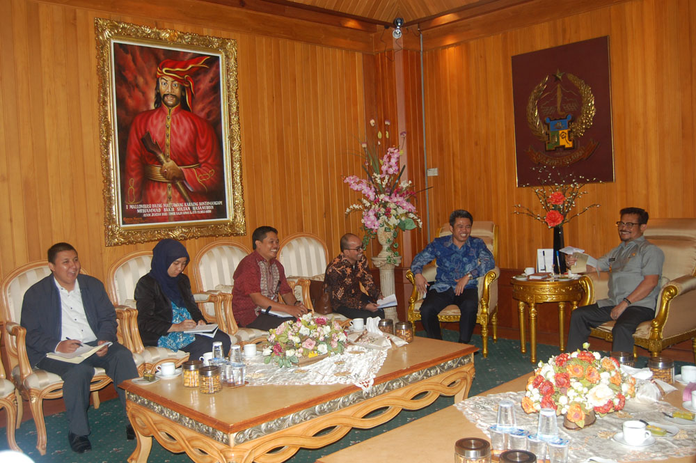 Audiensi dengan Gubernur Provinsi Sulawesi Selatan