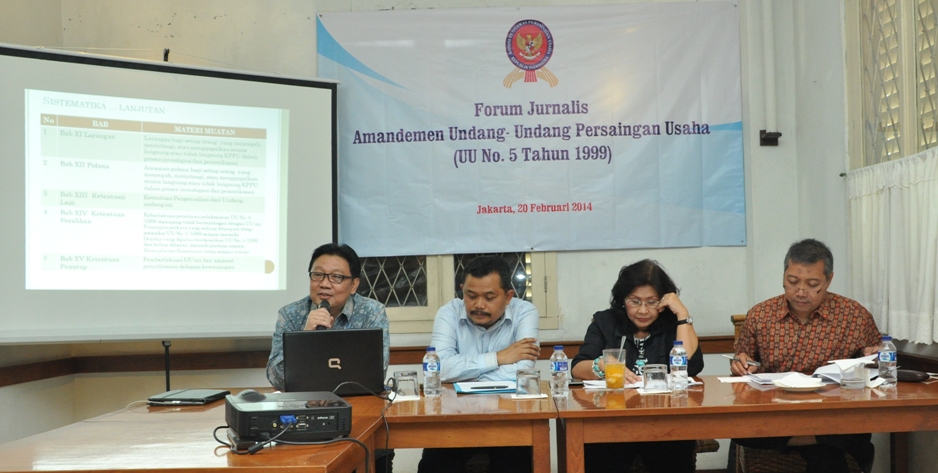 Forum Jurnalis “Amandemen UU No.5/1999”