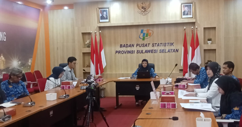 Kantor Wilayah VI KPPU Makassar Menghadiri Rilis Berita Resmi Statistik (BRS) Provinsi Sulawesi Selatan Bulan November 2025