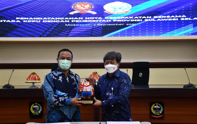 KPPU – Pemprov Sulsel Teken Nota Kesepahaman