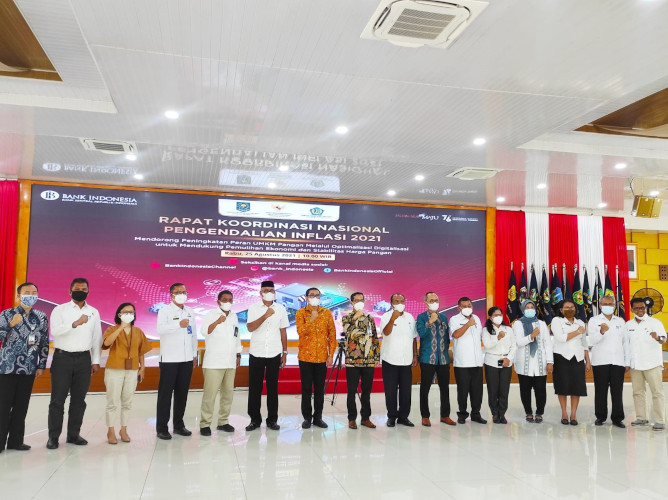 Kanwil I Hadiri Undangan Rakornas Pengendalian Inflasi Tahun 2021