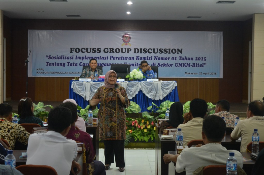 KPD Makassar Gelar FGD Tata Cara Pengawasan Kemitraan di Sektor Ritel