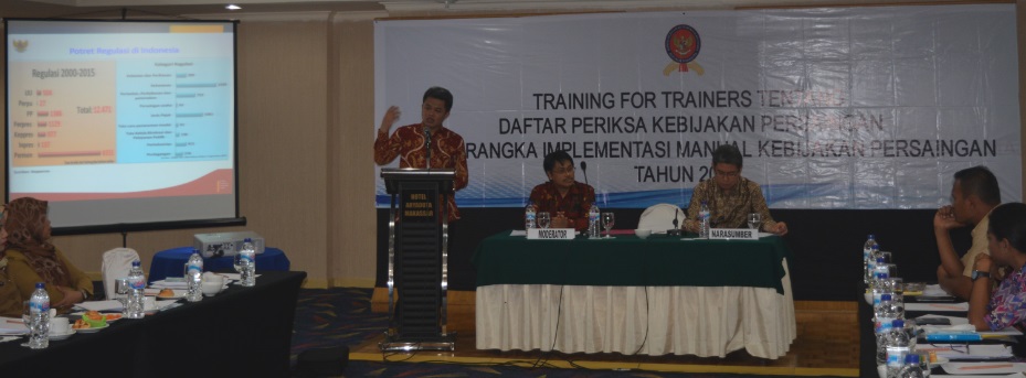 Perkuat Kebijakan Persaingan di Daerah, KPD Makassar Gelar Pelatihan ToT