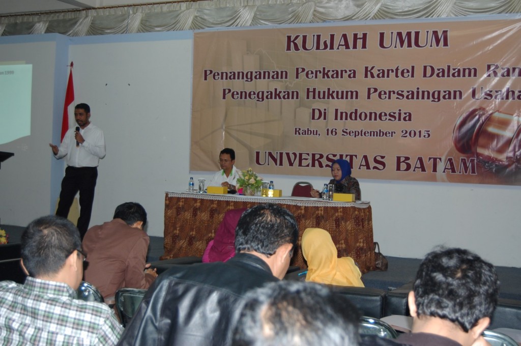 KPPU Ingatkan Bahaya Kartel kepada Mahasiswa Uniba