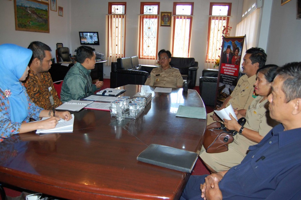 Audiensi KPD Makassar dengan Bupati Kabupaten Toraja Utara