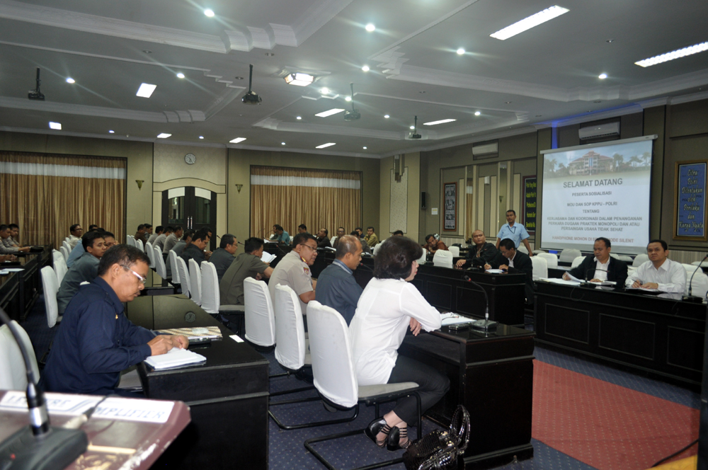Audiensi dan Sosialisasi Pelaksanaan MoU di Polda Sumut.