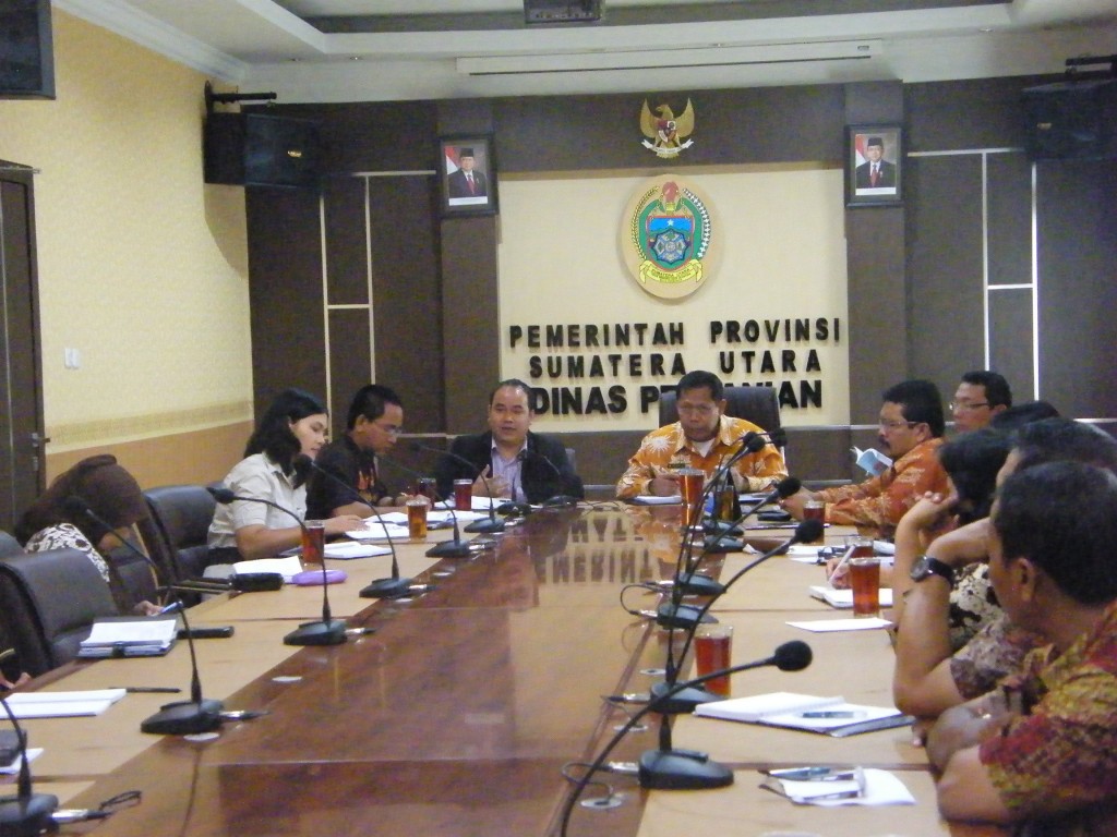 Audiensi Kepala Dinas Pertanian Provinsi Sumatera Utara Terkait Sosialisasi Undang-Undang No. 5 Tahun 1999 dan KPPU RI serta Harmonisasi Kebijakan di Sektor Industri Pertanian