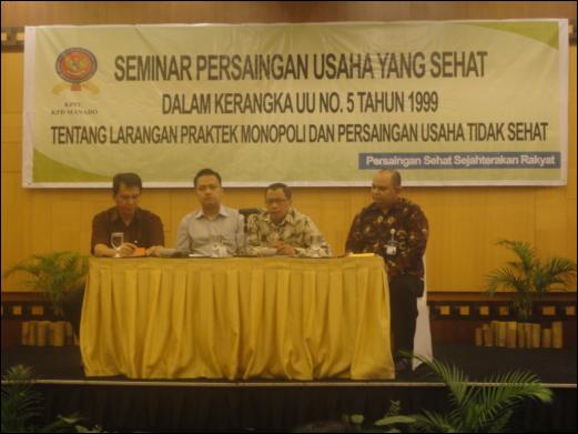 Sosialisasi Hukum Persaingan Usaha di Manado