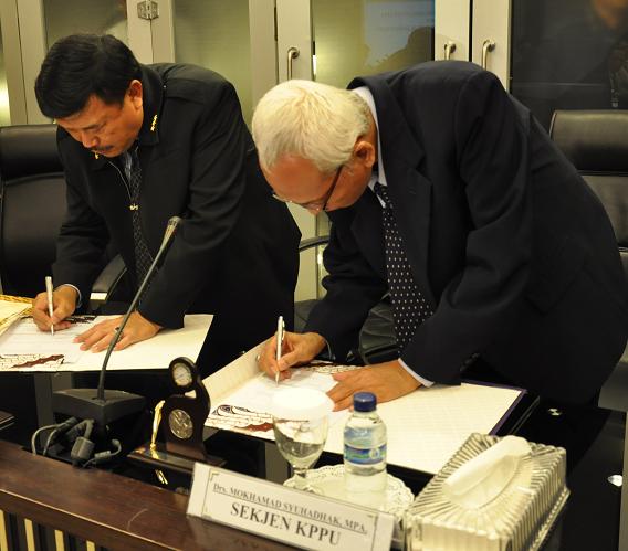 KPPU-POLRI : Pererat Kerjasama dengan Pengesahan Prosedur Pelaksanaan MOU.